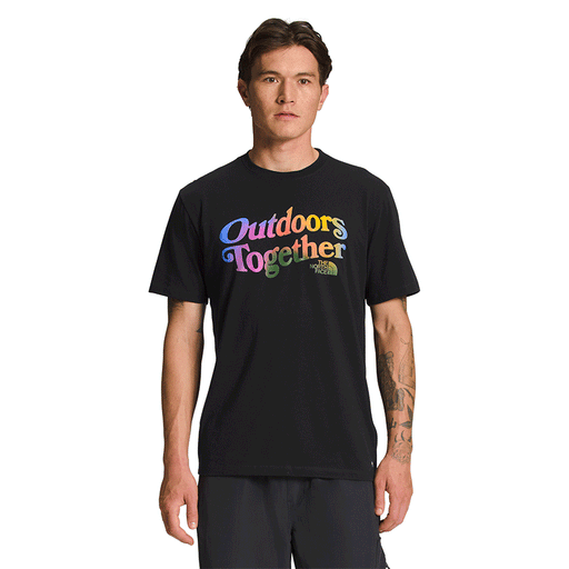THE NORTH FACE Men's Short Sleeve Pride Tee TNF Black/Ombre Graphic