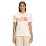 THE NORTH FACE Women’s Short-Sleeve Half Dome Tee Gardenia White/Dusty Coral Orange