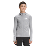 THE NORTH FACE Boys’ Amphibious Full-Zip Sun Hoodie Meld Grey Heather