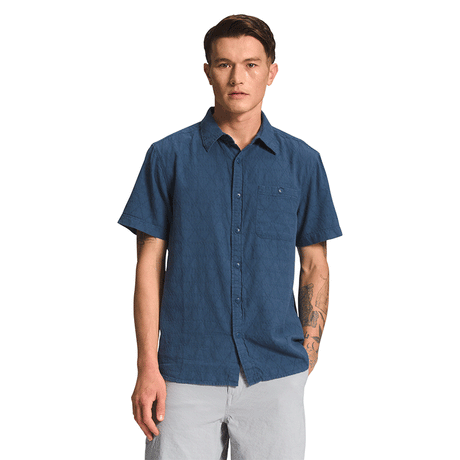 THE NORTH FACE Men’s Loghill Jacquard Shirt Shady Blue