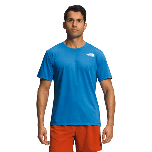 THE NORTH FACE Men’s Sunriser Short-Sleeve Super Sonic Blue