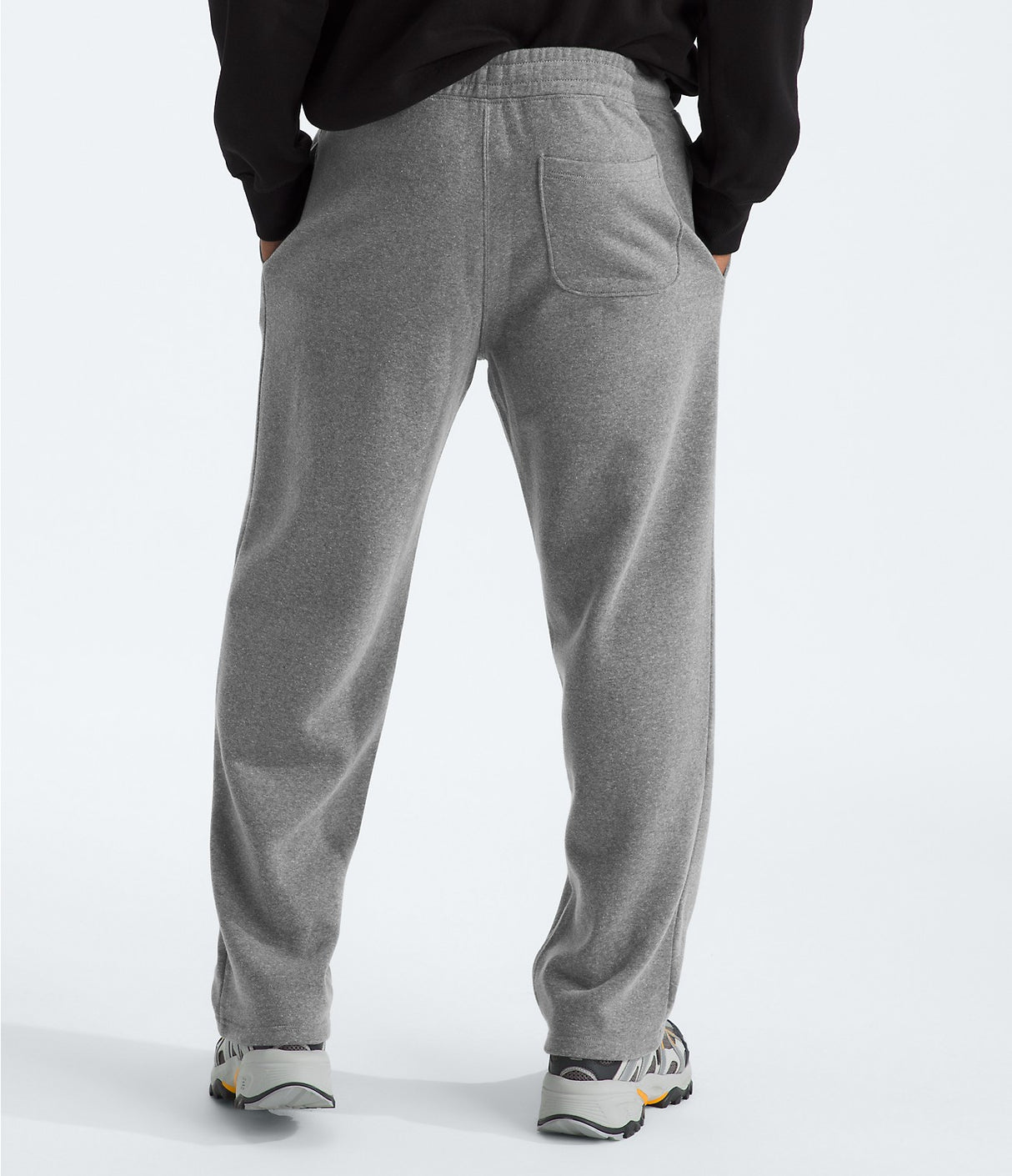 The North Face Men's Evolution Straight Leg Sweatpant - TNF Medium Grey Heather/TNF White TNF Medium Grey Heather/TNF White