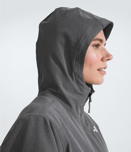 The North Face Women's Shelbe Raschel Hoodie - Smoked Pearl Heather Smoked Pearl Heather