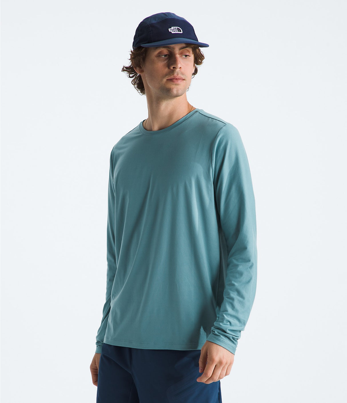 The North Face Men's Dune Sky Long-Sleeve Crew - Algae Blue Algae Blue