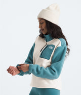 The North Face Women's Yumiori Quarter-Zip - Algae Blue/White Dune/Midnight Petrol Algae Blue/White Dune/Midnight Petrol