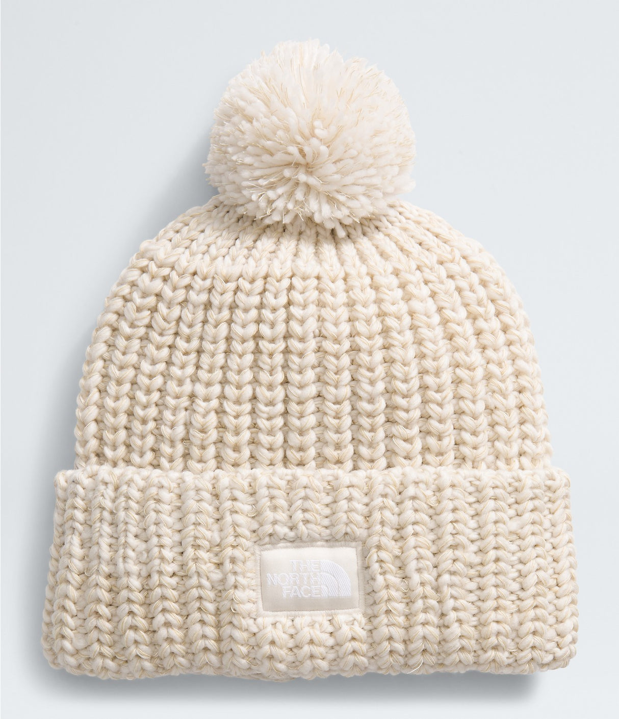 The North Face Cozy Chunky Cabin Beanie - Gardenia White/Gravel/Khaki Stone Gardenia White/Gravel/Khaki Stone