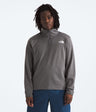 The North Face Men's Cedar Trail Grid Fleece Quarter-Zip - Smoked Pearl Smoked Pearl