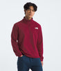 The North Face Men's Cedar Trail Grid Fleece Quarter-Zip - Beetroot Beetroot