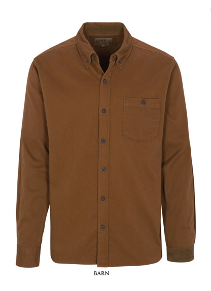 North River Apparel Premium Solid Cotton Flannel Button Shirt Barn