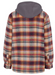 North River Apparel Brushed Cotton Shirt Jacket W/ Sweatshirt Lining