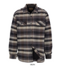 North River Apparel Moleskin Plaid Fleece Lined Shirt Jacket Iron