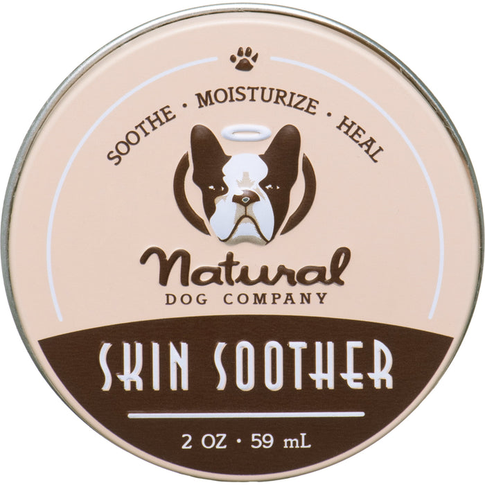 Natural Dog Company Skin Soother 2 Oz Tin, Dog Healing Balm