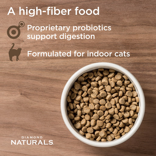 Diamond Pet Foods Naturals Indoor Cat Food (Chicken & Rice Formula) - 18lb.