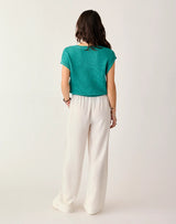 Carve Designs Nico Linen Pant - Cloud Chambray