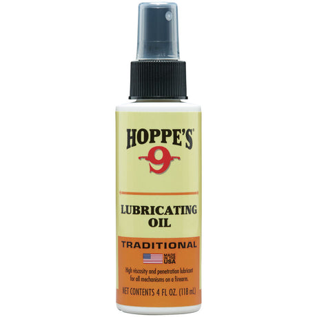 Hoppe's No9 Lubricating Oil 4oz Pump Bottle