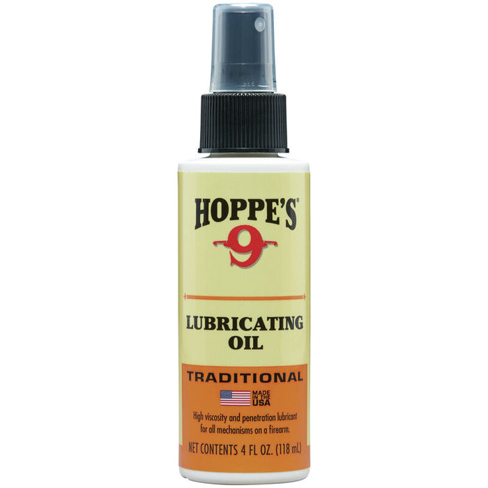 Hoppe's No9 Lubricating Oil 4oz Pump Bottle