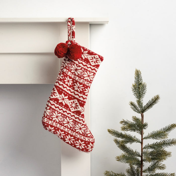 Primitives By Kathy Nordic Christmas Stocking