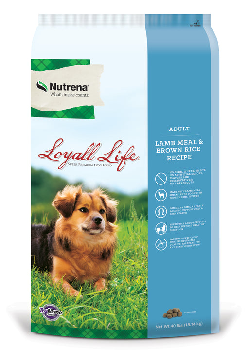 Nutrena Feeds Loyall Life Lamb And Rice Adult Dry Dog Food 40 LBS.