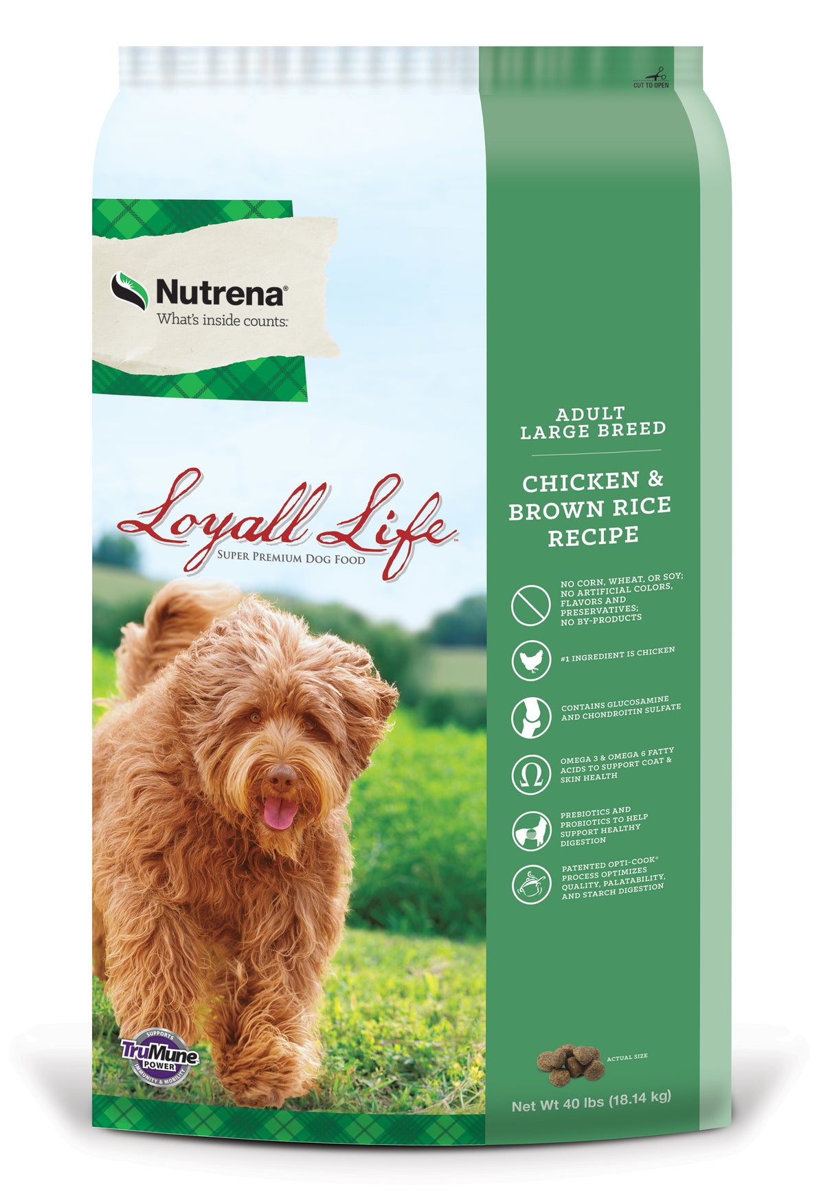 Nutrena Feeds Loyall Life Chicken And Brown Rice Lg Breed Adult Dog Food