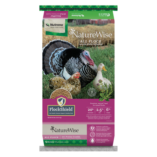 Nutrena Feeds NatureWise All Flock 18% Crumble Poultry Feed