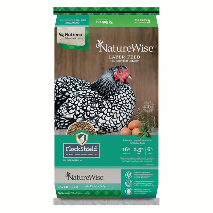 Nutrena Feeds NatureWise Layer 16% Pellet Poultry Feed