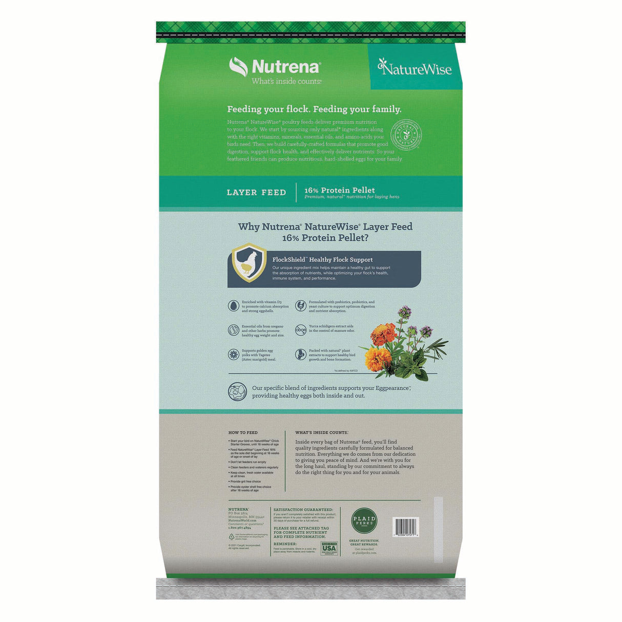 Nutrena Feeds NatureWise Layer 16% Pellet Poultry Feed