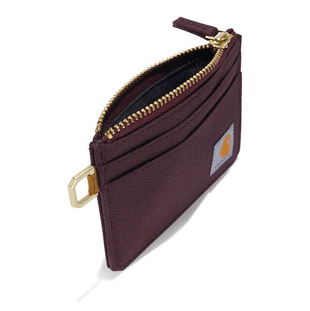 Carhartt Nylon Duck Zippered Card Keeper Wallet