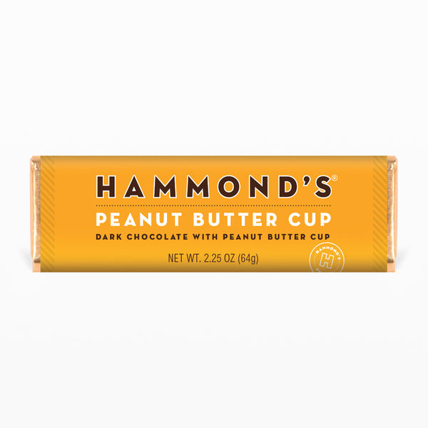 Hammond's Candies Peanut Butter Cup Dark Chocolate Bar