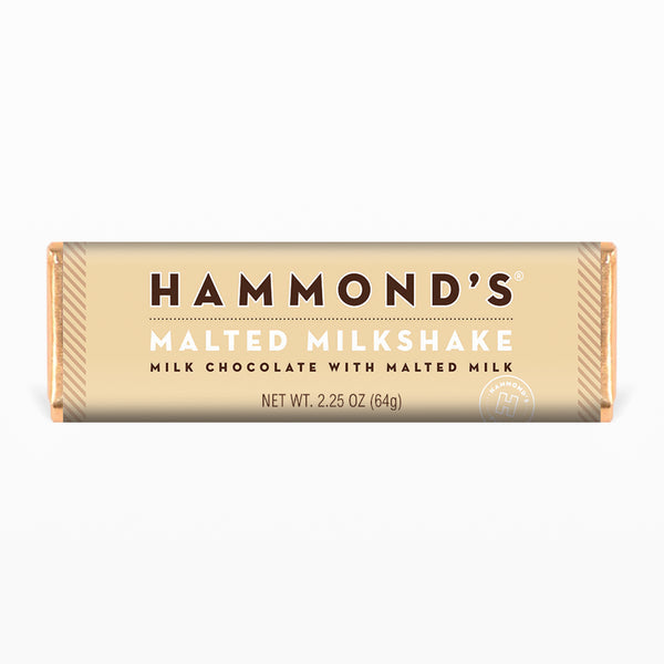 Hammond's Candies Malted Milkshake Milk Chocolate Bar