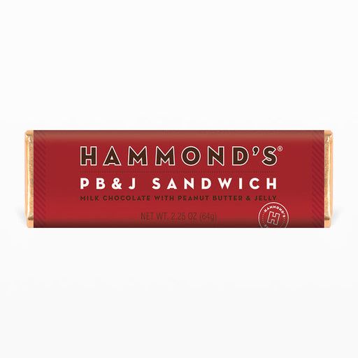 Hammond's Candies PB & J Sandwich Milk Chocolate Bar