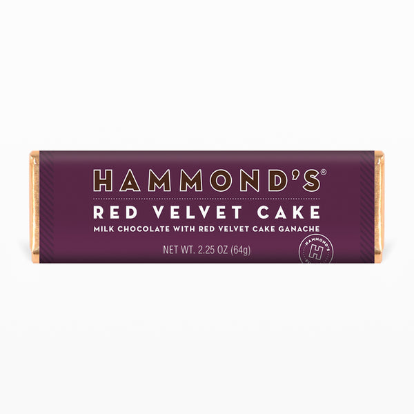 Hammond's Candies Red Velvet Cake Milk Chocolate Bar