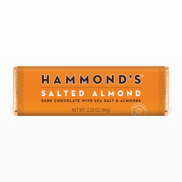 Hammond's Candies Salted Almond Dark Chocolate Bar