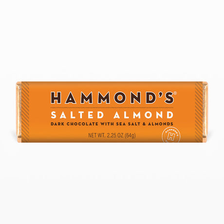 Hammond's Candies Salted Almond Dark Chocolate Bar