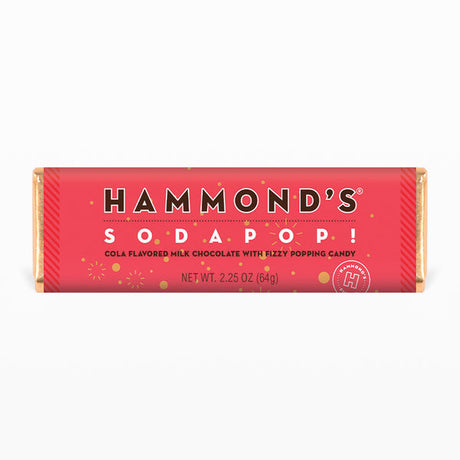 Hammond's Candies Sodapop! Milk Chocolate Bar