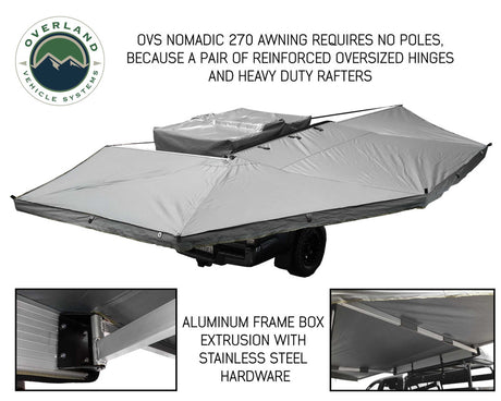 Overland Vehicle Systems Nomadic Awning 270 Passenger Side