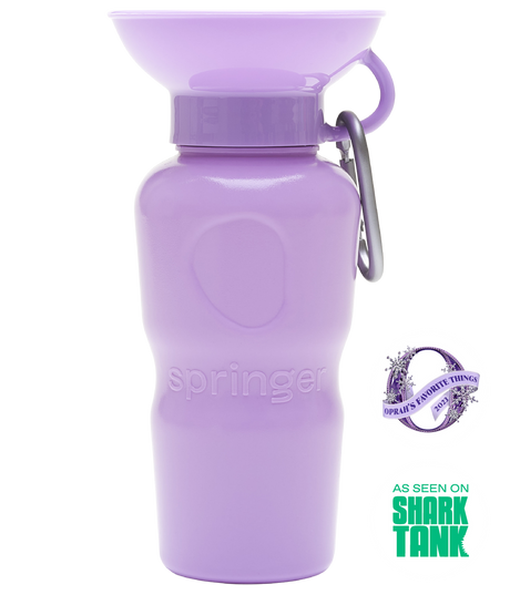 Springer Pets Classic Dog Travel Bottle 22oz - Lilac Lilac