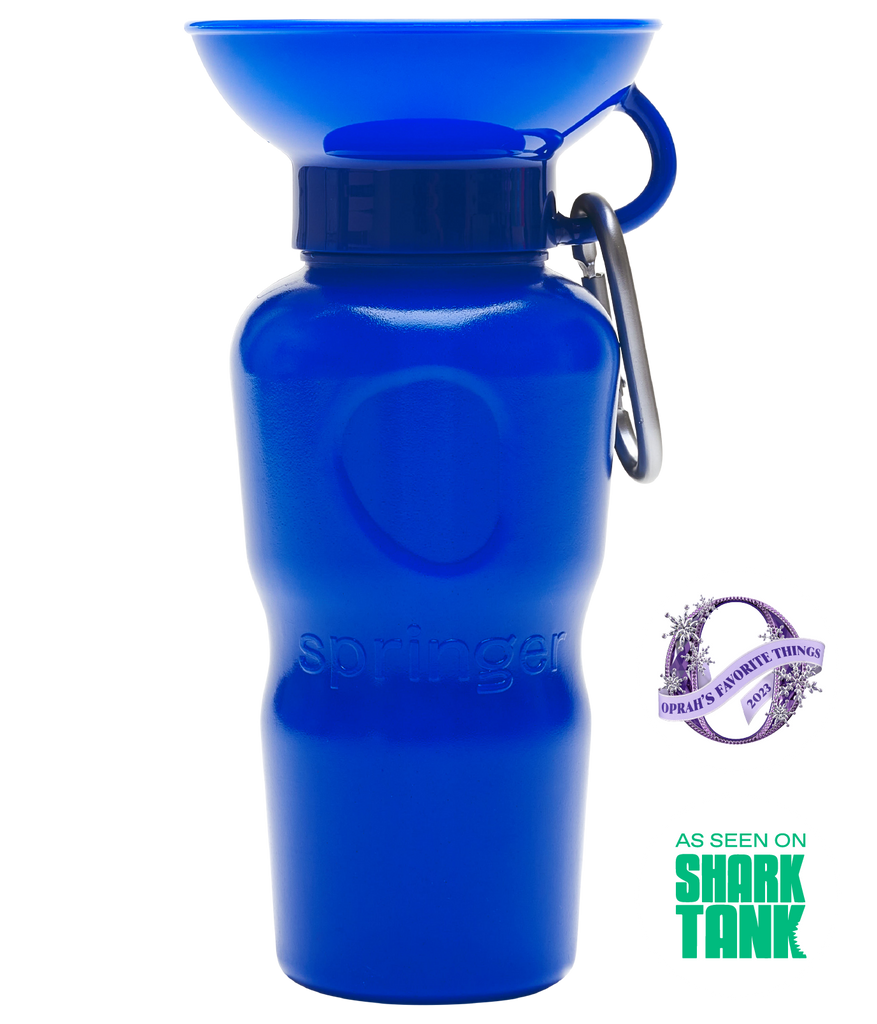 Springer Pets Classic Dog Travel Bottle 22oz - Indigo Indigo