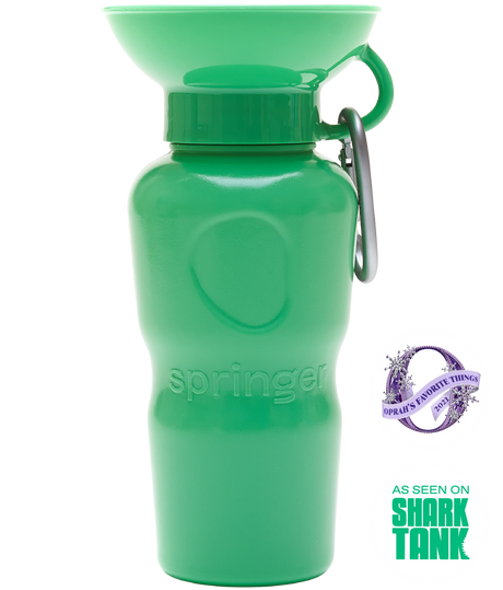 Springer Pets Classic Dog Travel Bottle 22oz - Springer Green Springer Green