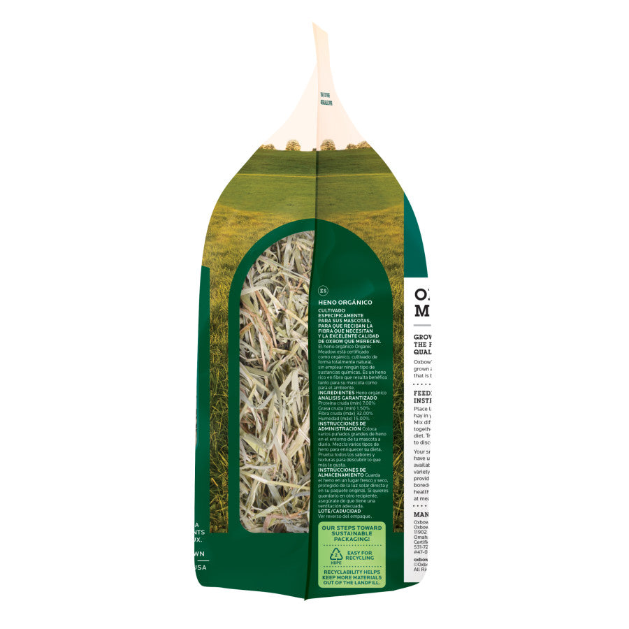 Oxbow Animal Health Organic Meadow Hay - 15oz.