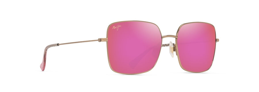 Lipine Sunglasses, Rose Gold/sunrise/mirror