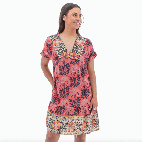 Aventura Women's Ile de Re Dress Spiced Coral