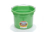 Miller MFG 8 Qt Flat Back Plastic Bucket Lime