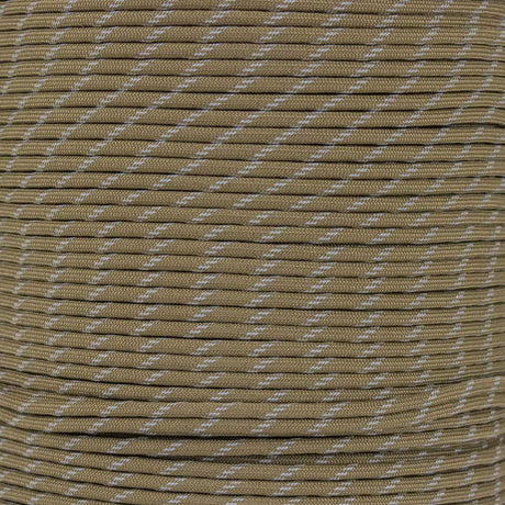 Jax Type Iii 550 Survival Paracord 100ft Hank Reflective (coyote) Coyote_cyrt