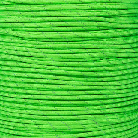 Jax Type Iii 550 Survival Paracord 100ft Hank Reflective (neon Green) Neon_green_ngrt