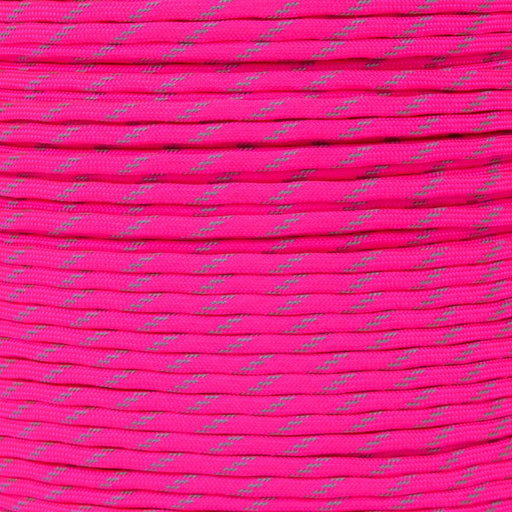 Jax Type Iii 550 Survival Paracord 100ft Hank Reflective (neon Pink) Neon_pink_nprt
