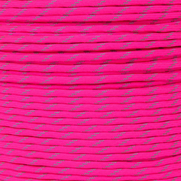 Jax Type Iii 550 Survival Paracord 100ft Hank Reflective (neon Pink) Neon_pink_nprt