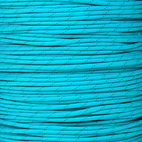 Jax Type Iii 550 Survival Paracord 100ft Hank Reflective (neon Turquoise) Neon_turquoise_ntrt