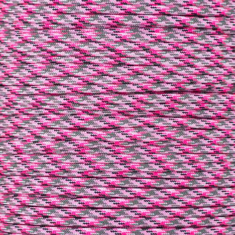 Jax Type Iii 550 Survival Paracord 100ft Hank (pretty Pink Camo) Pretty_pink_camo_pip