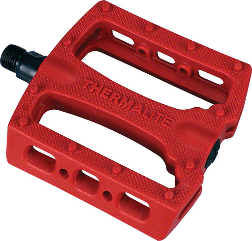 Stolen Thermalite Platform Pedals, Composite, 9/16, Red Red