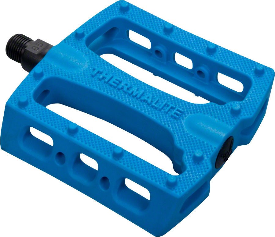 Stolen Thermalite Platform Pedals, Composite, 9/16, Bright Blue Bright blue
